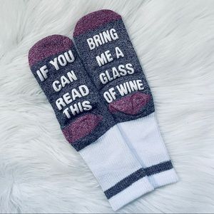 Bring Me Wine Socks